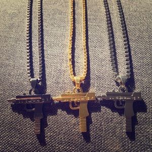 Supreme Uzi necklace 3 for $15.